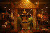 Small temple inside the restaurant